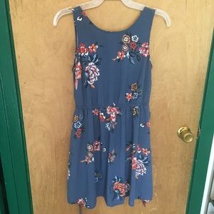 Blue Floral Old Navy Dress